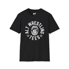 Alt Wrestling Tees Logo Tee White Ink