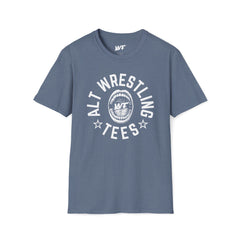 Alt Wrestling Tees Logo Tee White Ink