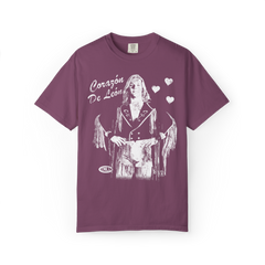 Lion Heart White Ink COMFORT COLORS - FREE SHIPPING