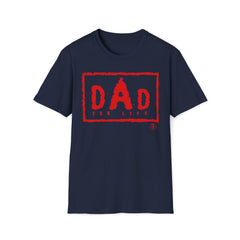 Dad for Life Tee Red Ink