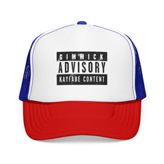 Gimmick Advisory Trucker Mesh Foam Cap