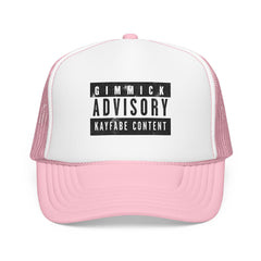 Gimmick Advisory Trucker Mesh Foam Cap