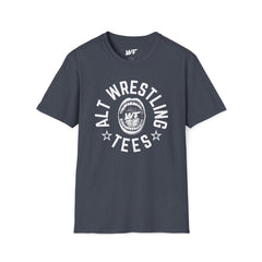 Alt Wrestling Tees Logo Tee White Ink