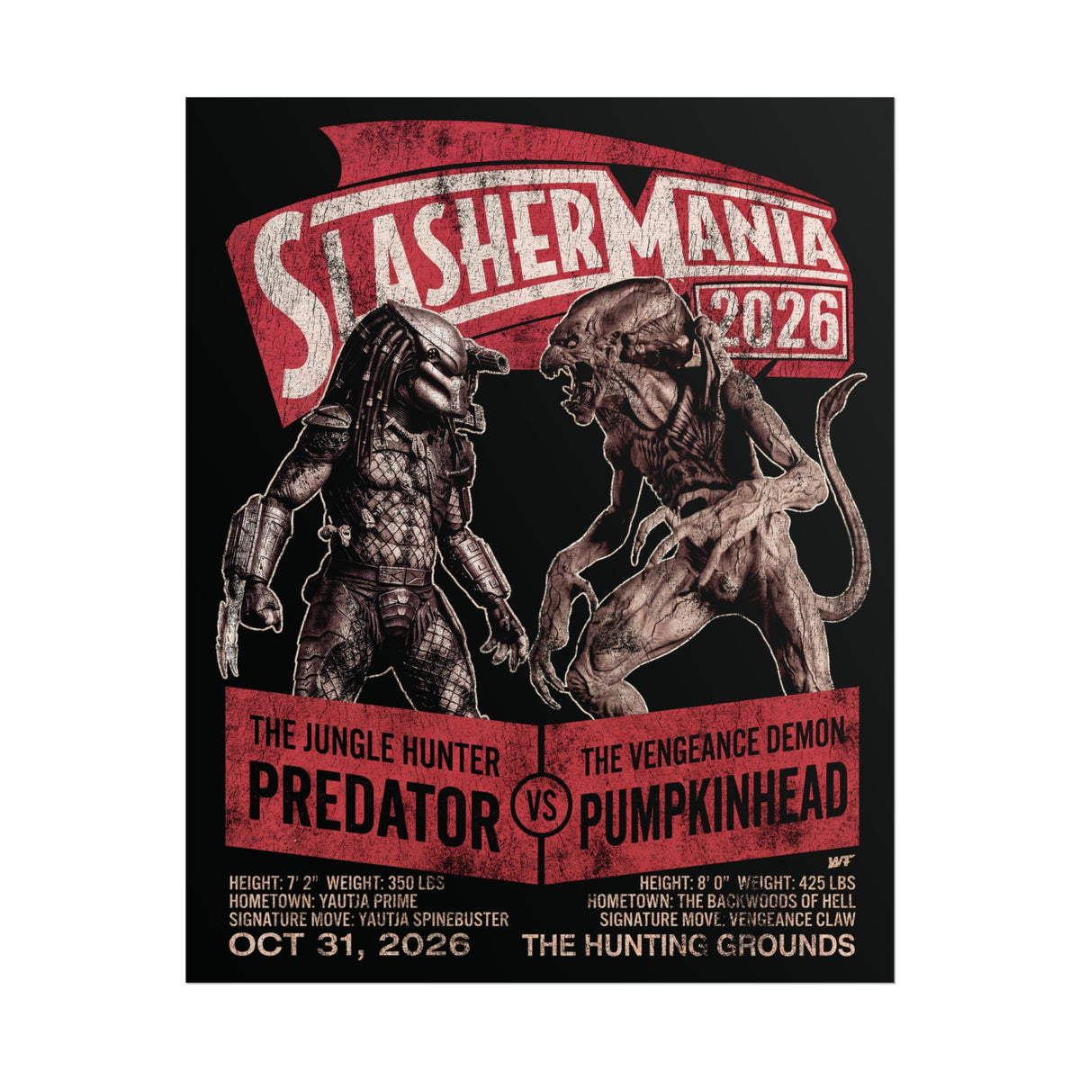 Slasher Mania The Hunting Grounds 16x20 Rolled Poster Semi Gloss Finish