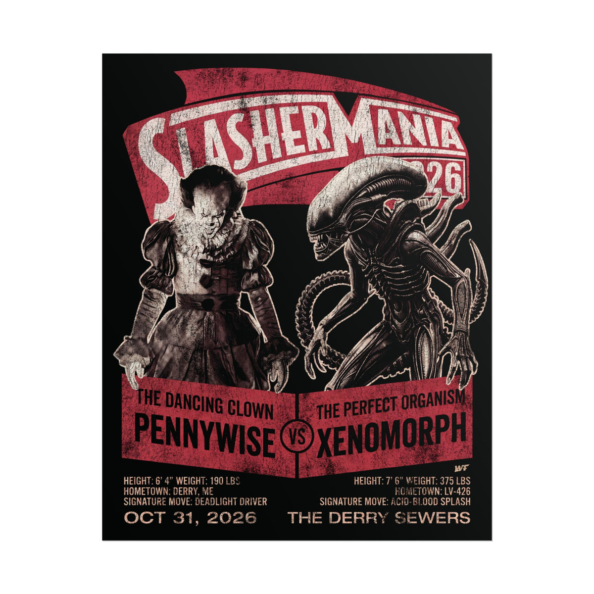 Slasher Mania Derry Sewers 16x20 Rolled Poster Semi Gloss Finish