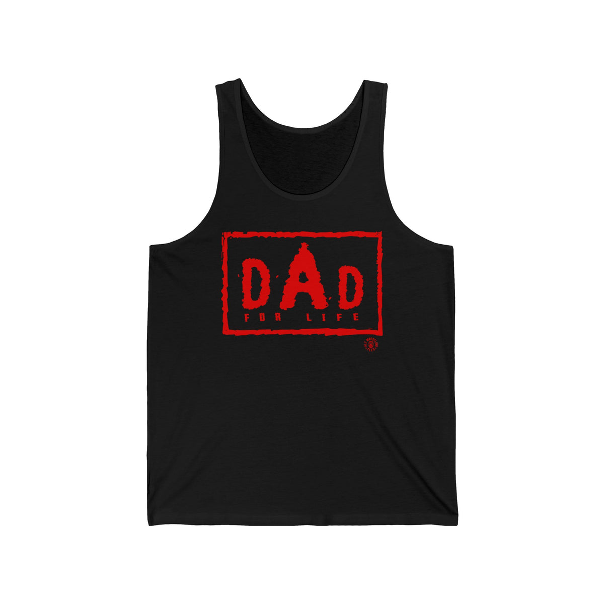 Dad For Life Tank Red