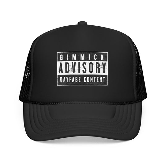 Gimmick Advisory Trucker Mesh Foam Cap