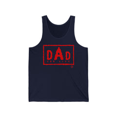 Dad For Life Tank Red