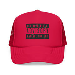 Gimmick Advisory Trucker Mesh Foam Cap