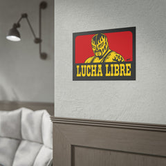 Lucha Work yellow 14x11 Rolled Poster Semi Gloss Finish