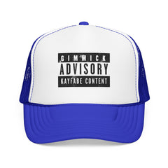Gimmick Advisory Trucker Mesh Foam Cap