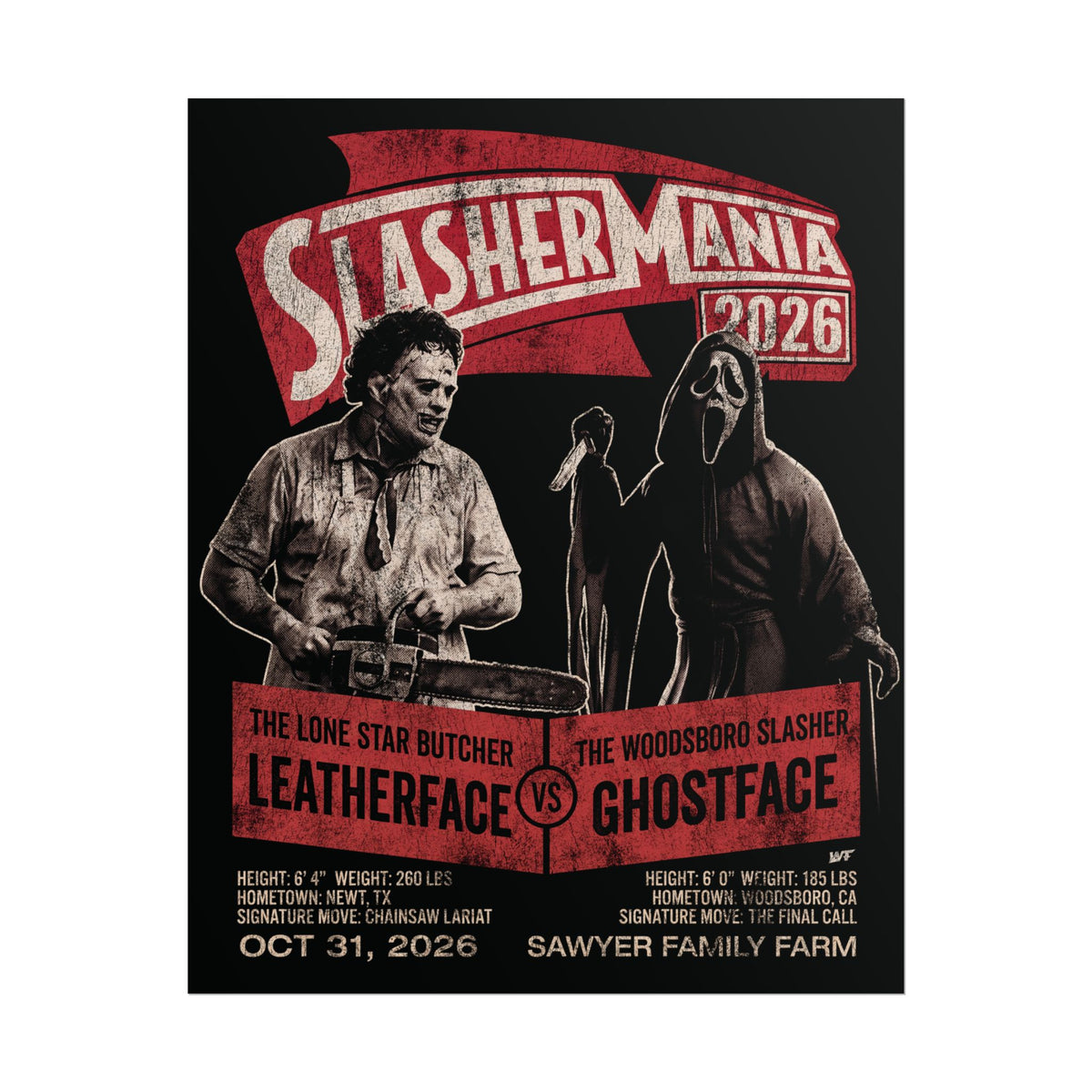Slasher Mania Sawyer Family Farm 16x20 Rolled Poster Semi Gloss Finish