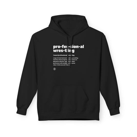 Pro Wrestling Definition Hoodie