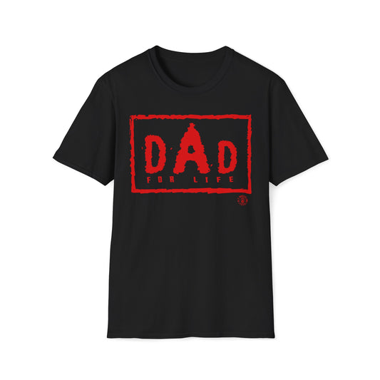 Dad for Life Tee Red Ink