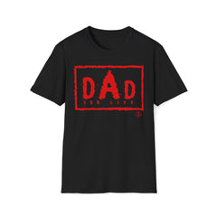 Dad for Life Tee Red Ink