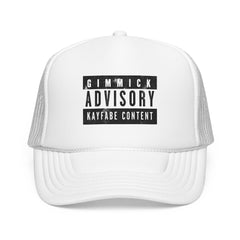 Gimmick Advisory Trucker Mesh Foam Cap