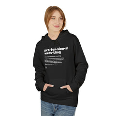 Pro Wrestling Definition Hoodie