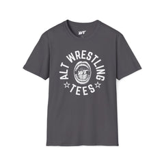 Alt Wrestling Tees Logo Tee White Ink