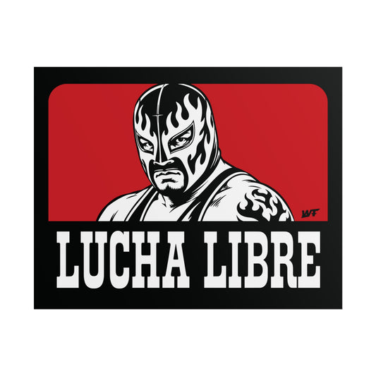 Lucha Work 14x11 Rolled Poster Semi Gloss Finish