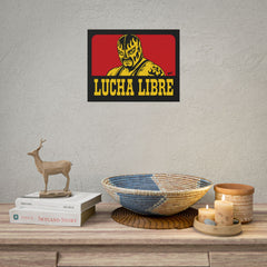 Lucha Work yellow 14x11 Rolled Poster Semi Gloss Finish