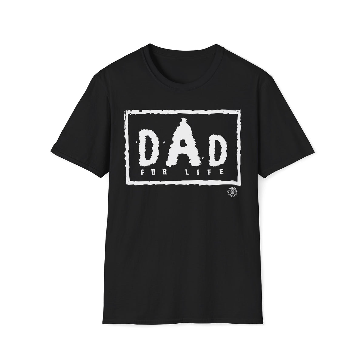 Dad for Life Tee White Ink
