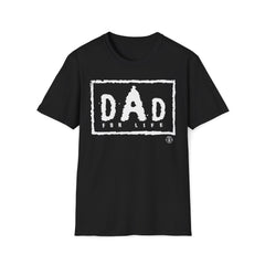 Dad for Life Tee White Ink