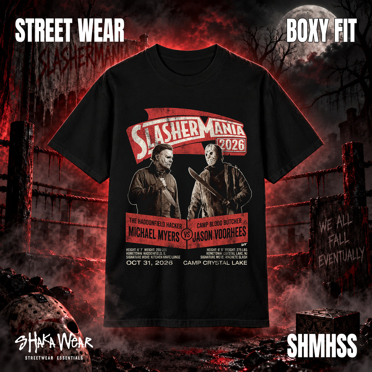 SlasherMania Camp Crystal Lake SHAKAWEAR - FREE SHIPPING
