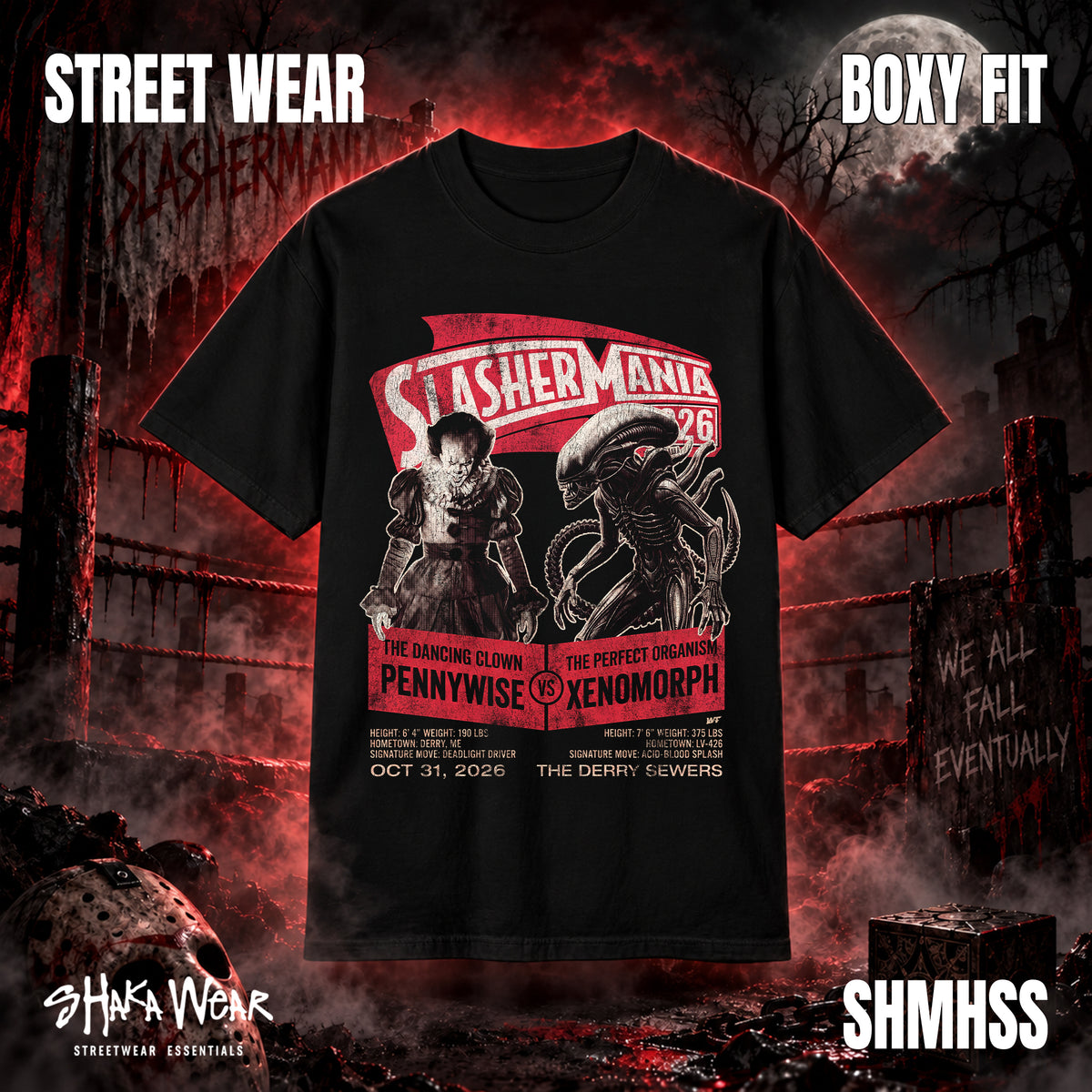 SlasherMania Derry Sewers SHAKAWEAR - FREE SHIPPING