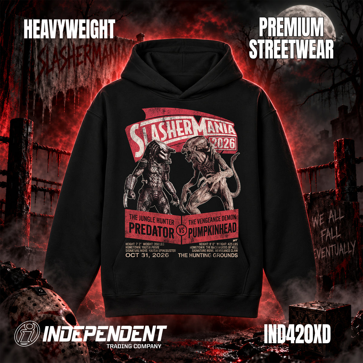 SlasherMania The Hunting Grounds Hoodie - FREE SHIPPING