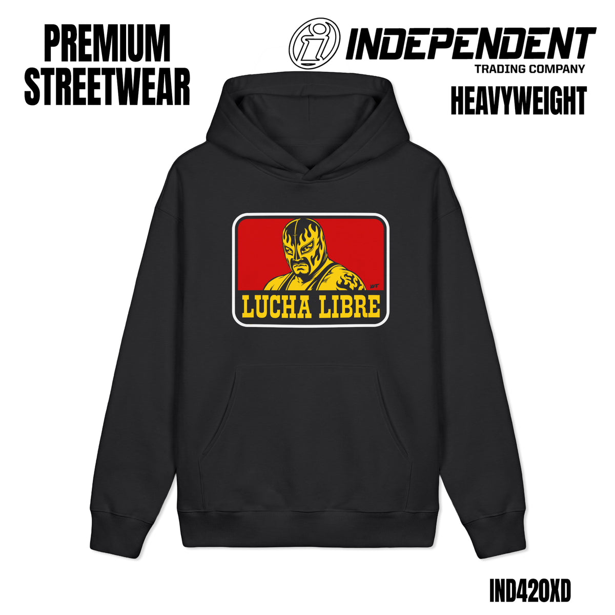 Lucha Work Yellow Heavyweight Hoodie