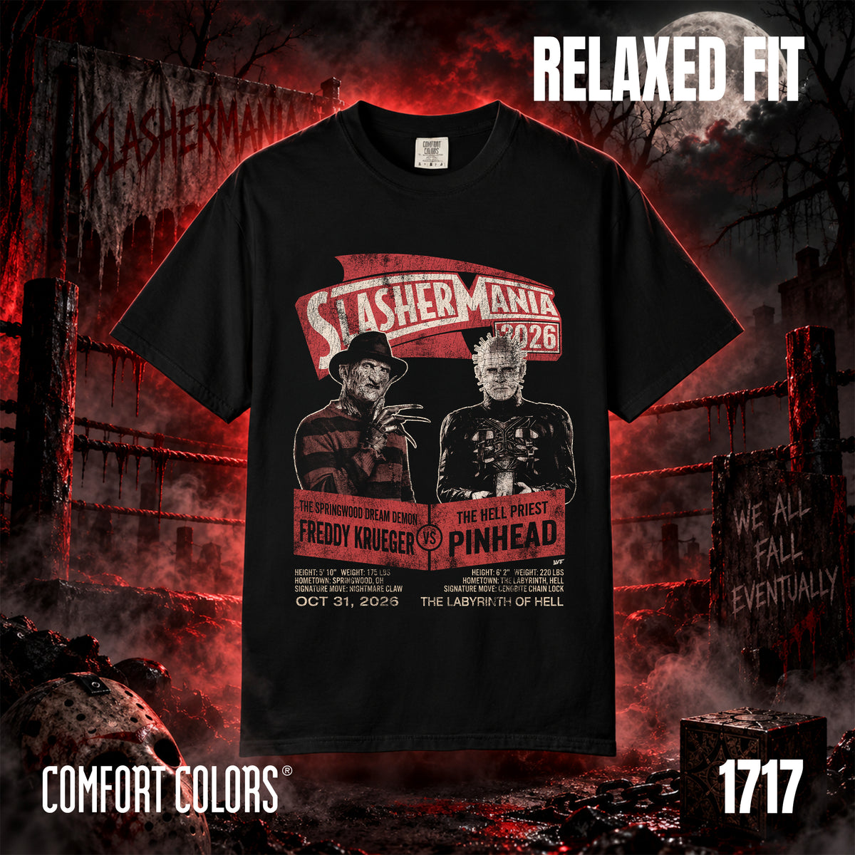 SlasherMania Labyrinth of Hell COMFORT COLORS - FREE SHIPPING