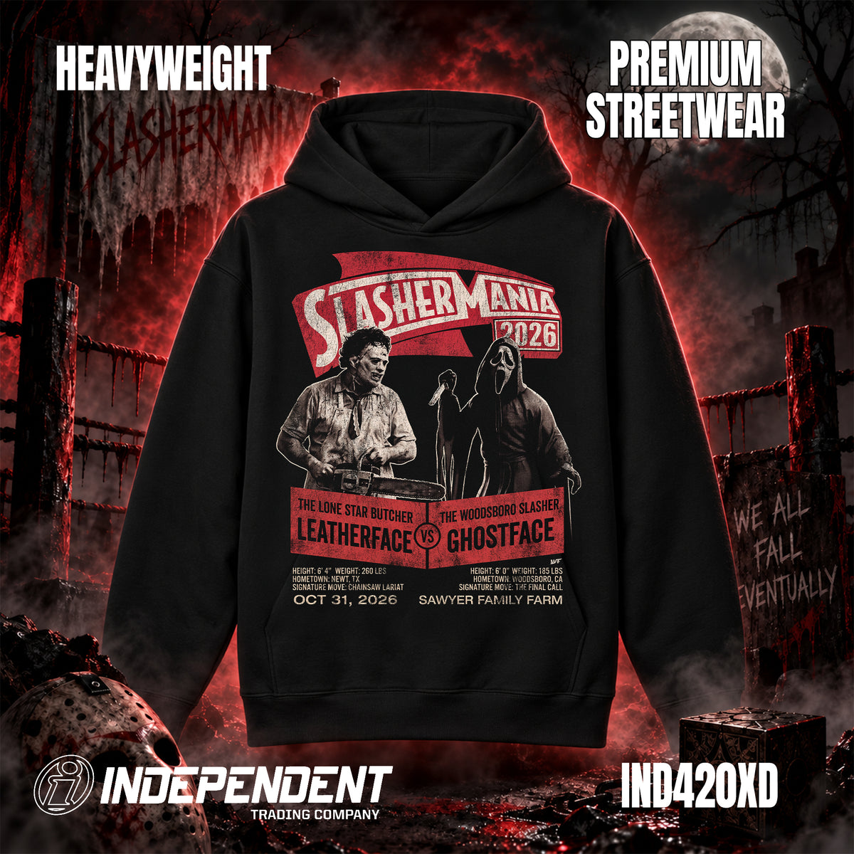 SlasherMania Sawyer Family Farm Hoodie - FREE SHIPPING