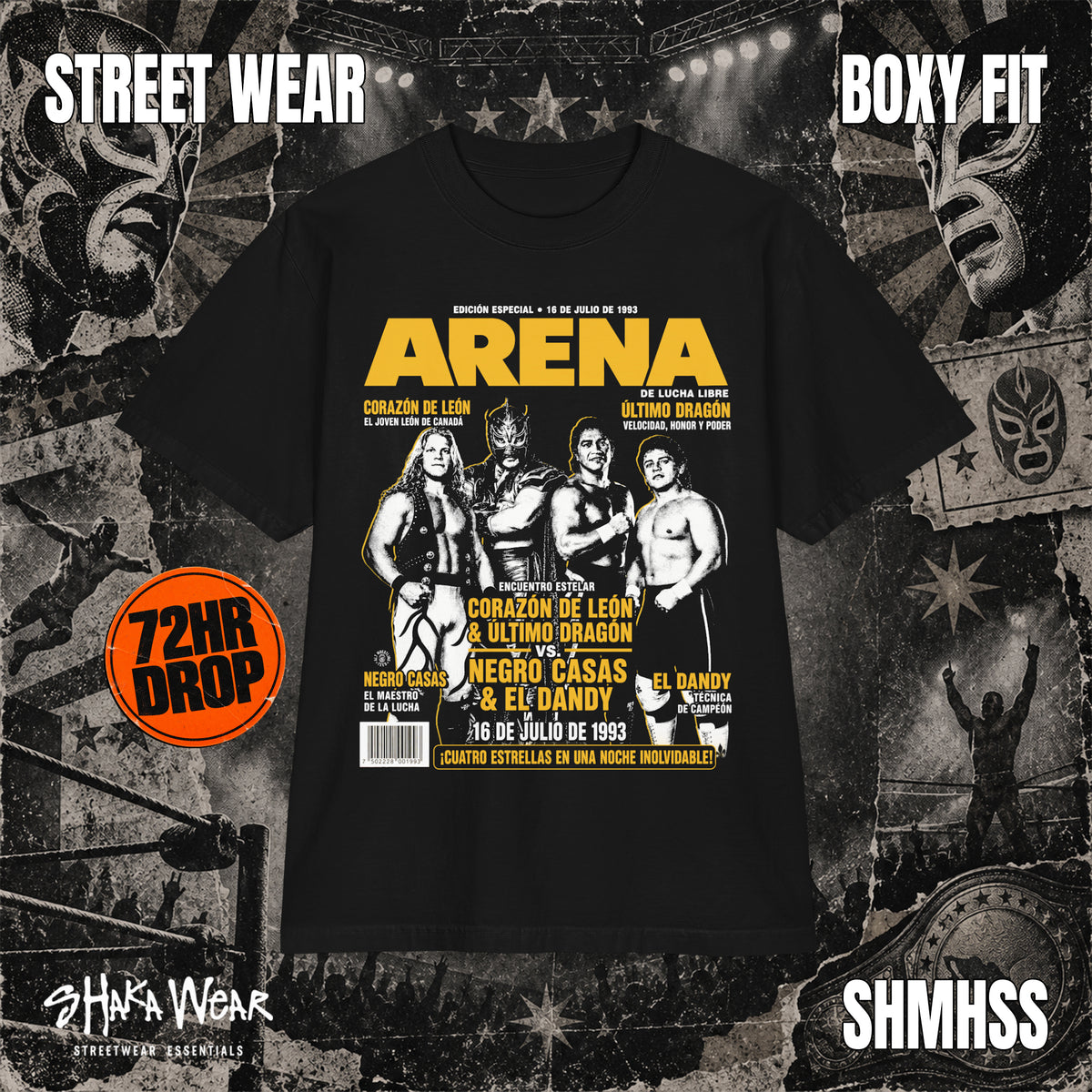 Tag Match Yellow SHAKAWEAR - FREE SHIPPING