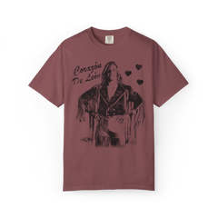 Lion Heart Black Ink COMFORT COLORS - FREE SHIPPING
