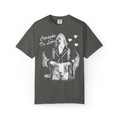Lion Heart White Ink COMFORT COLORS - FREE SHIPPING
